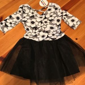 NWT 2t - 3/4 length sleeve tutu dress